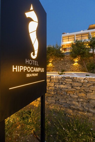 paros hotel hippocampus new entrance